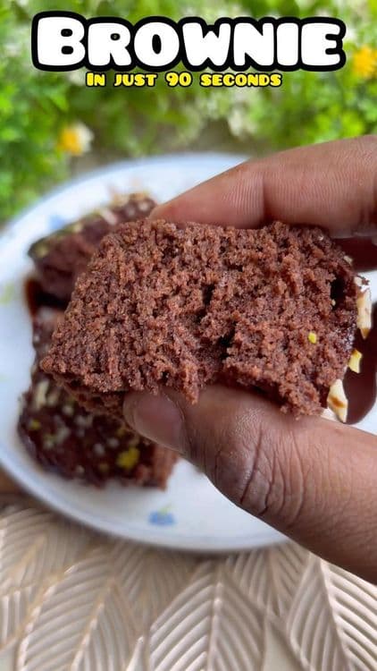 Microwave Brownie - In Just 90 Seconds recipe