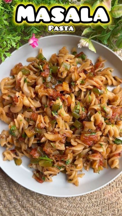 Desi-Style Masala Pasta recipe