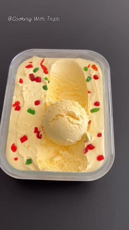 Homemade Custard Ice Cream recipe
