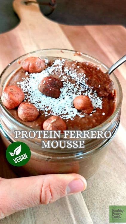Vegan Protein Ferrero Style Mousse recipe