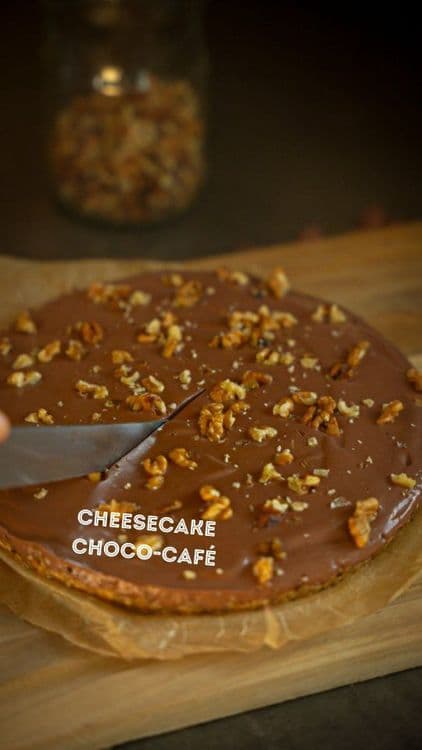 Vegan Choco-Coffee Cheesecake recipe