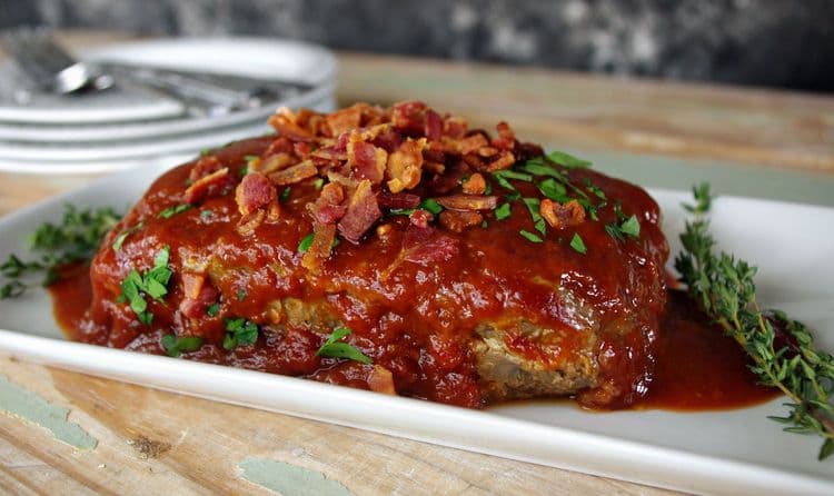 Chipotle Peach Meatloaf recipe