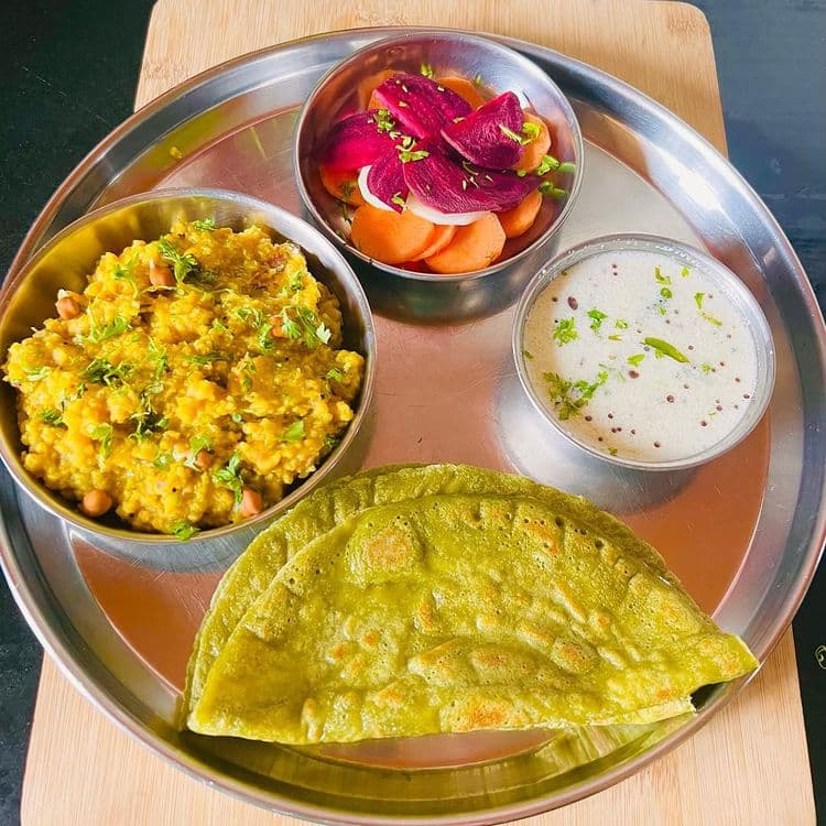 Millet Foxtail Khichadi Thali recipe