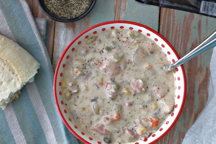 Cheesy Ham Chowder recipe