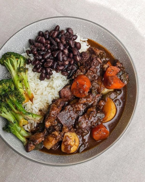 Slow Cooked Lamb Stew in Red Wine recipe