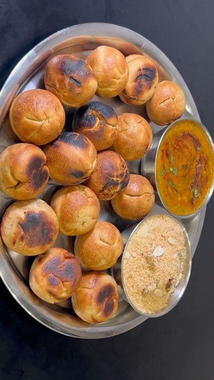 Dal Bati Churma recipe