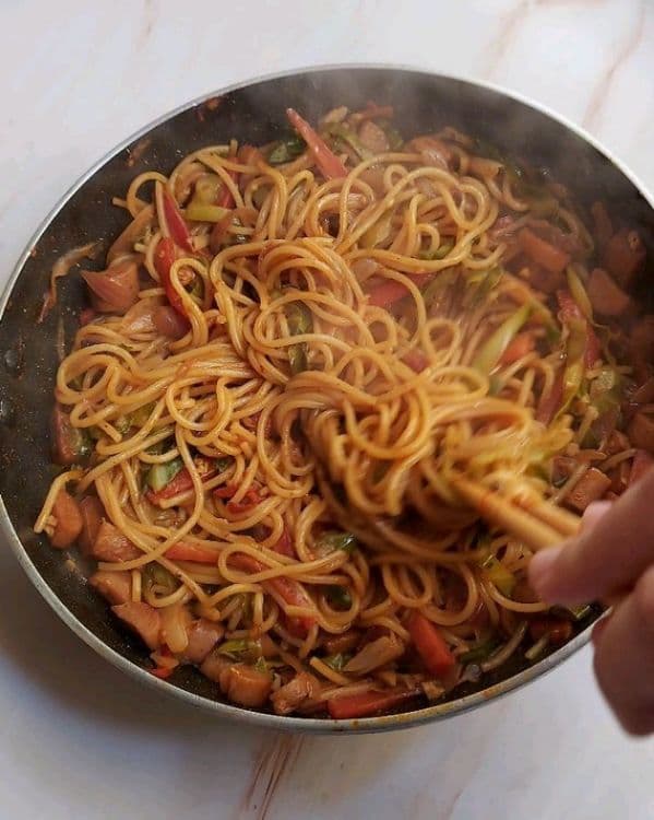 Spicy Vegan Noodles recipe