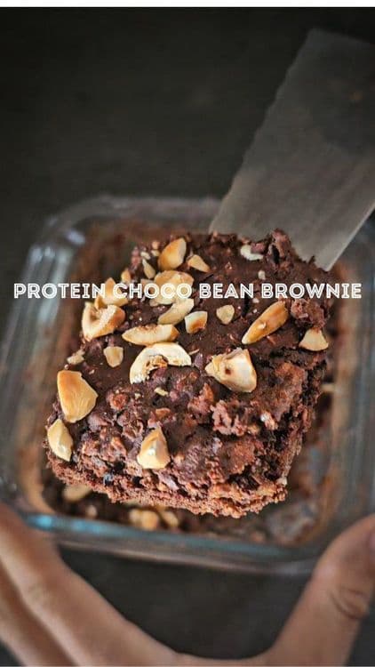 Healthy Family-Style Protein Brownie recipe