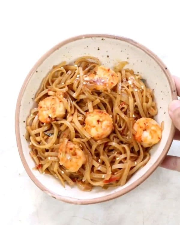 Kimchi Hoisin Noodles recipe