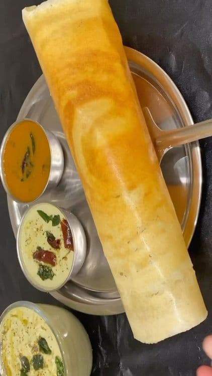 Instant Dosa with Leftover Rice recipe
