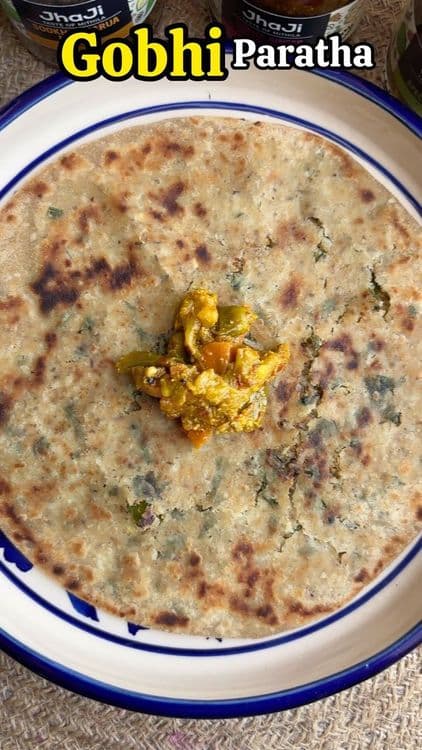 Gobhi Paratha + Makhana Kheer recipe