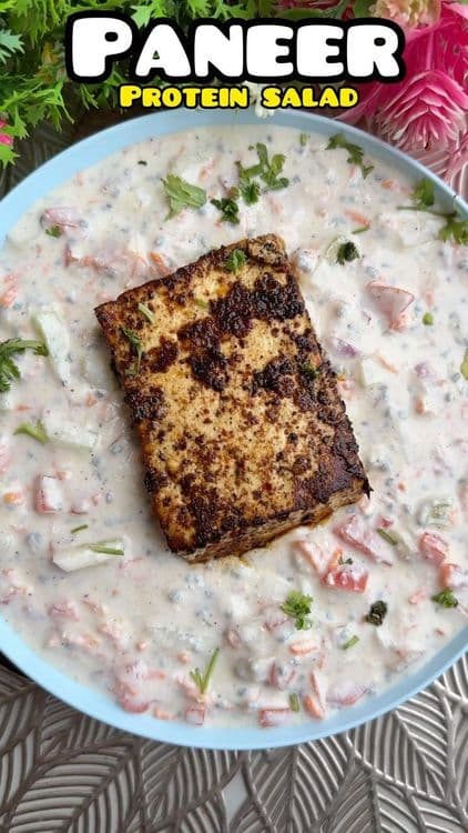 Paneer Protein Salad recipe