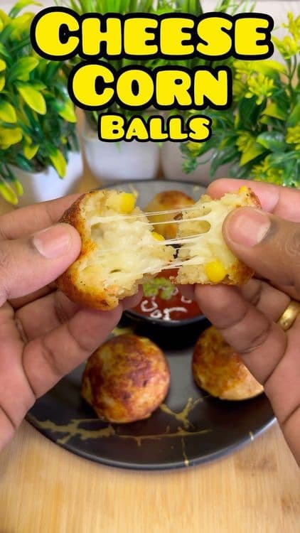 Cheese Corn Balls recipe