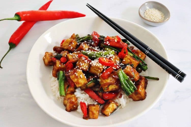 Sticky Tofu recipe