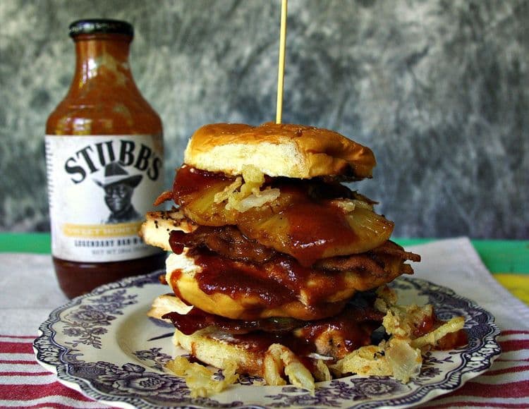 Extreme Hawaiian Chicken Sandwich recipe