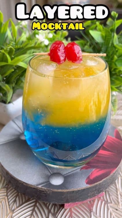 Layered Mocktail recipe