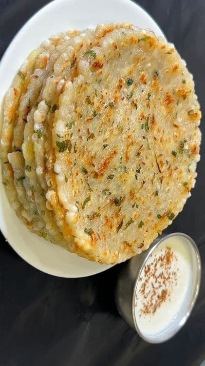 Potato and Sago Pancakes recipe