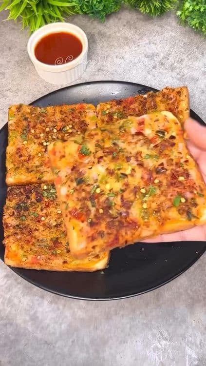 Bread Pizza Toast recipe