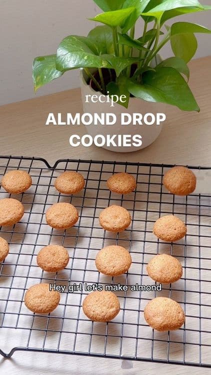 Almond Drop Cookies recipe