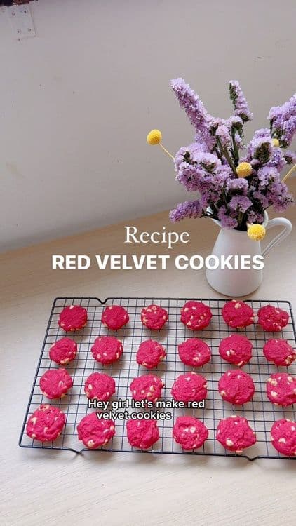 Red Velvet Cookies recipe