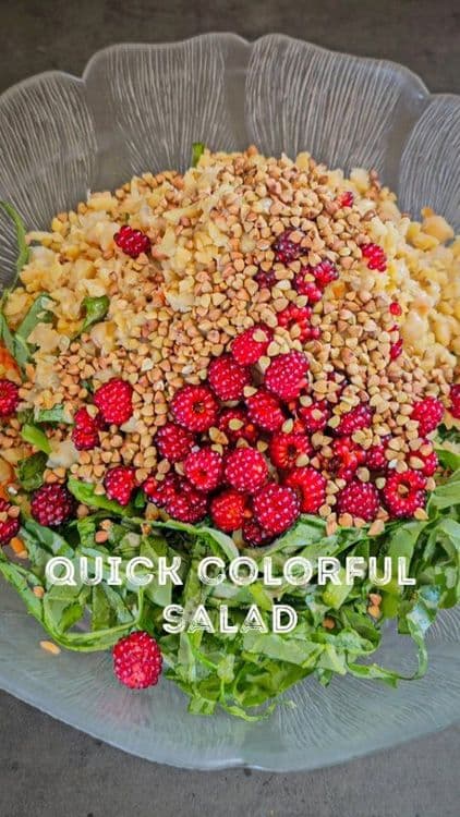 Quick, Healthy, Chickpea Salad recipe