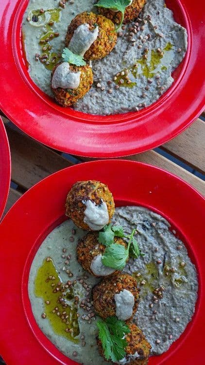 Carrot & Split Pea Falafels recipe