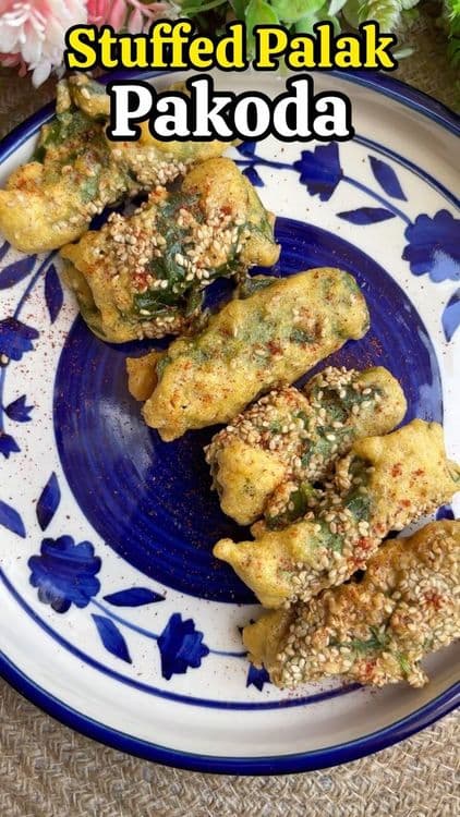 Stuffed Palak Pakode recipe