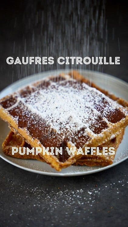 Pumpkin-Oat Waffles recipe