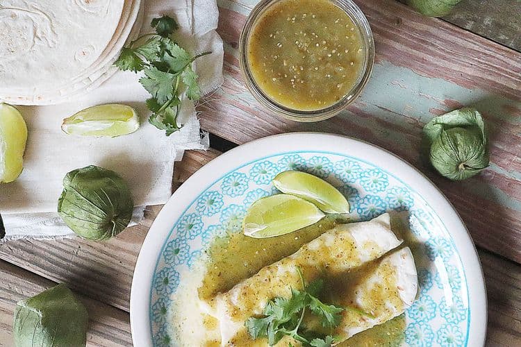 Tomatillo Enchilada Sauce recipe