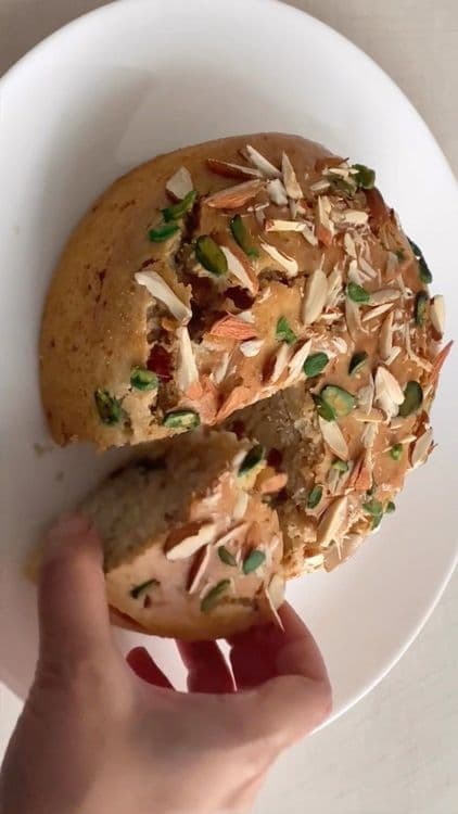 Semolina Banana Cake recipe