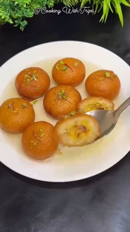 Suji Gulab Jamun recipe