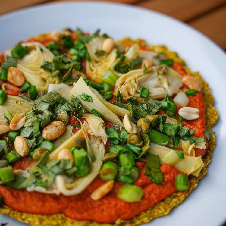 Express Oat Pizza Crust recipe