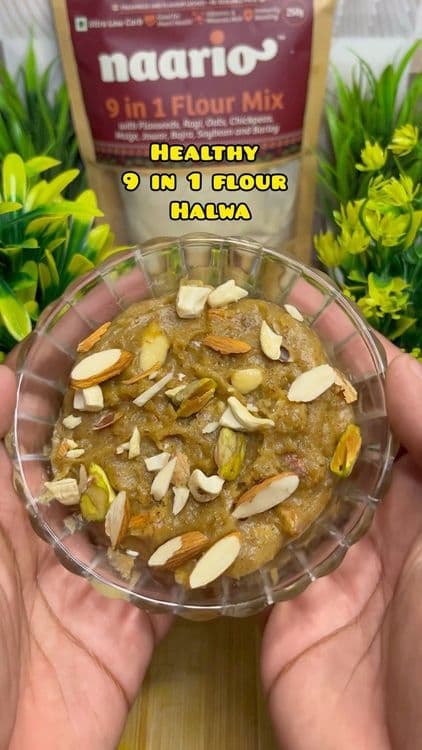 Healthy Halwa Using 9 in 1 Flour Mix recipe