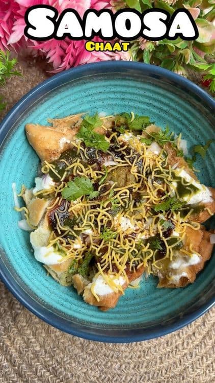 Samosa Chaat recipe
