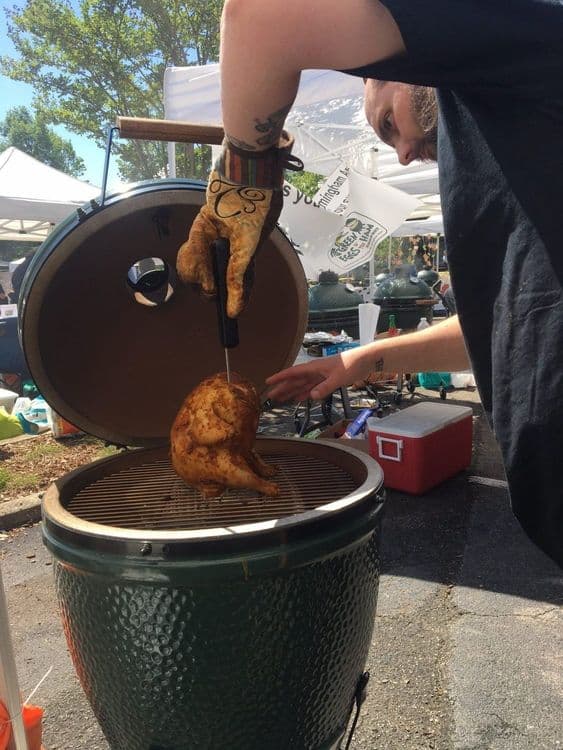 Caribbean Smoked Chicken & Spicy Smoked Lamb recipe