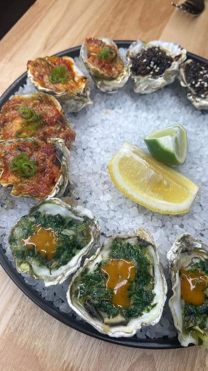 Oysters 3 Ways Using Compound Butter recipe