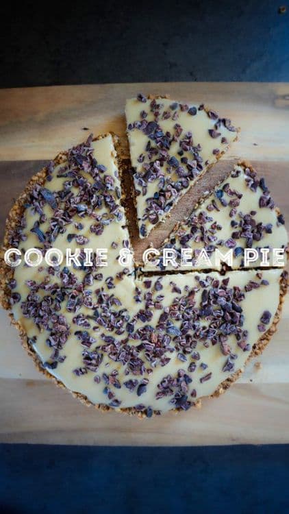 Mini Protein Pie - Cookie & Cream recipe