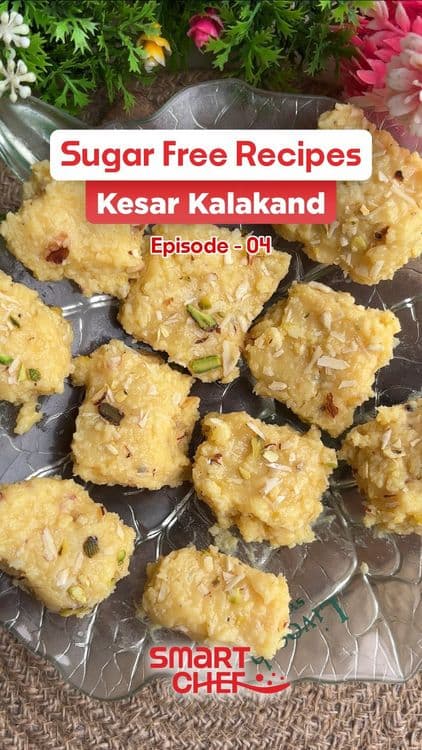 Sugar-Free Kesar Kalakand recipe