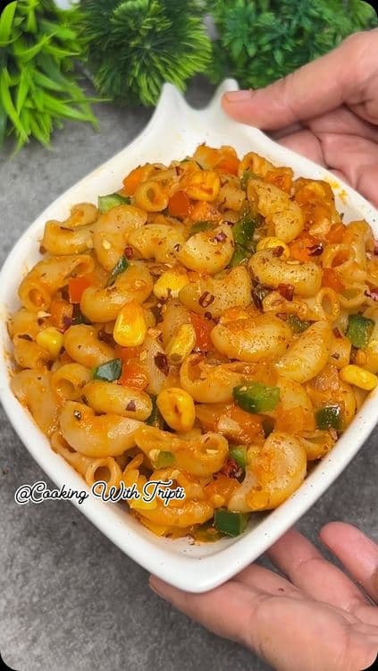 Desi Macroni Pasta Recipe recipe