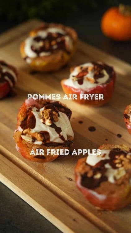 Baked Apples with Protein Cream recipe