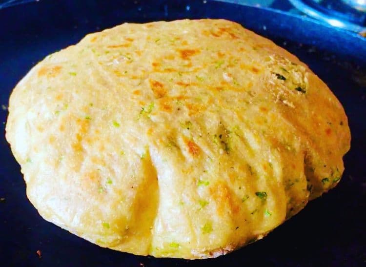 Liquid Garlic Dough Paratha recipe