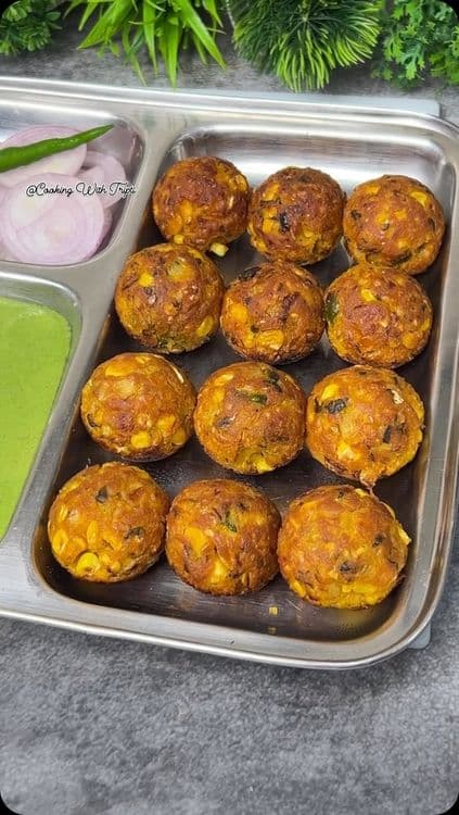 Sweet Corn Balls recipe