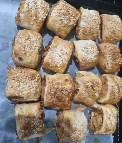 Vegetarian sausage rolls recipe