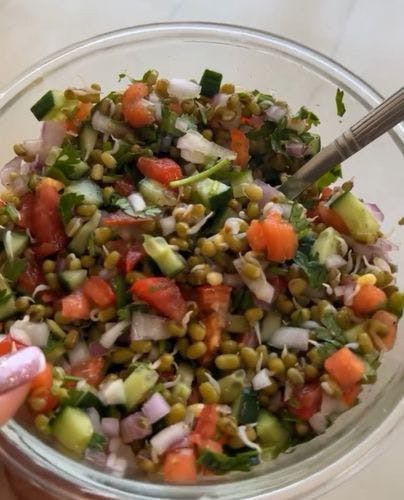 Sprouts salad 🥗  recipe