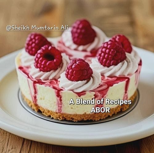 Raspberry Ripple Cheesecake 💖🧀🍰 recipe