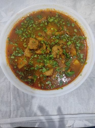   Soya chunks and Potato Gravy ( Nutri Aloo ) recipe
