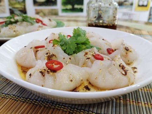 Crystal Dumpling Chai Kueh (Steamed Dumplings) recipe