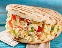 Arepas with Scrambled Eggs Narda Lepes recipe