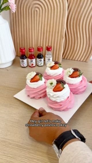 Strawberry Pavlova recipe