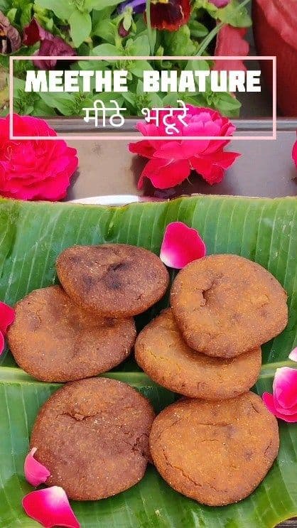 Meethe Bhature (Jaggery Based) recipe